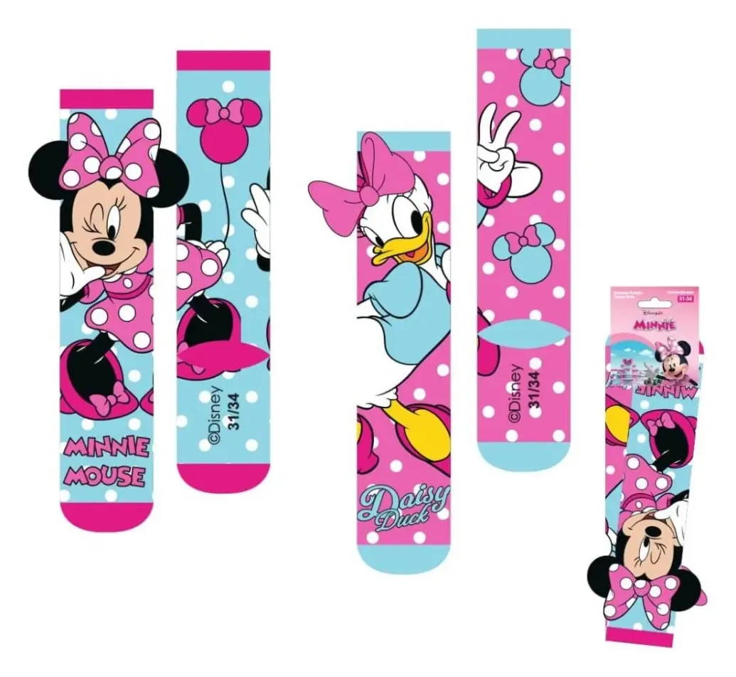 Disney Socken mit Applikationen Minnie Mouse 27-34