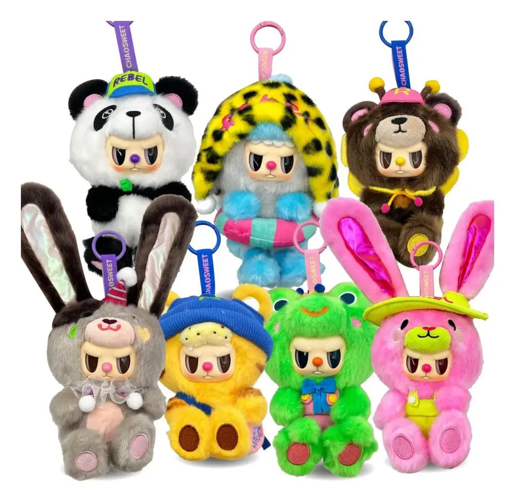 Rebel Bears Vinyl Plüschfiguren Blind Box Sweet Zoo Display 10 cm (6) 