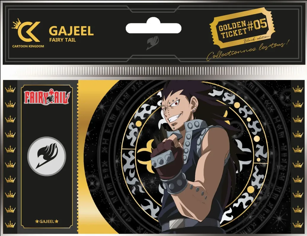 Fairy Tail Golden Ticket Black Edition #05 Gajeel Umkarton (10)