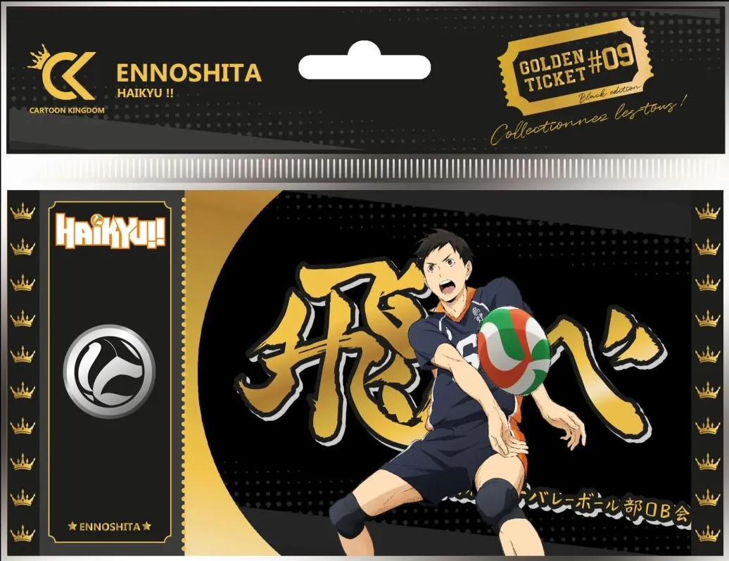 Haikyu!! Golden Ticket Black Edition #09 Ennoshita Umkarton (10)