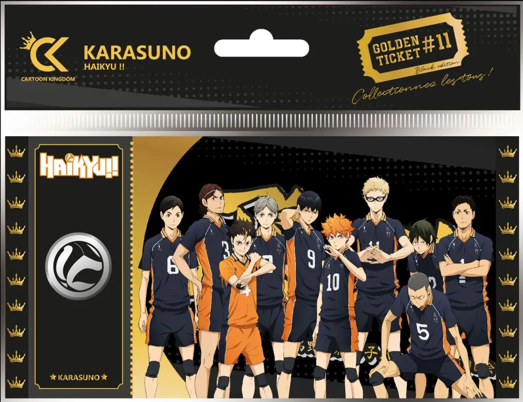 Haikyu!! Golden Ticket Black Edition #11 Karasuno Umkarton (10)