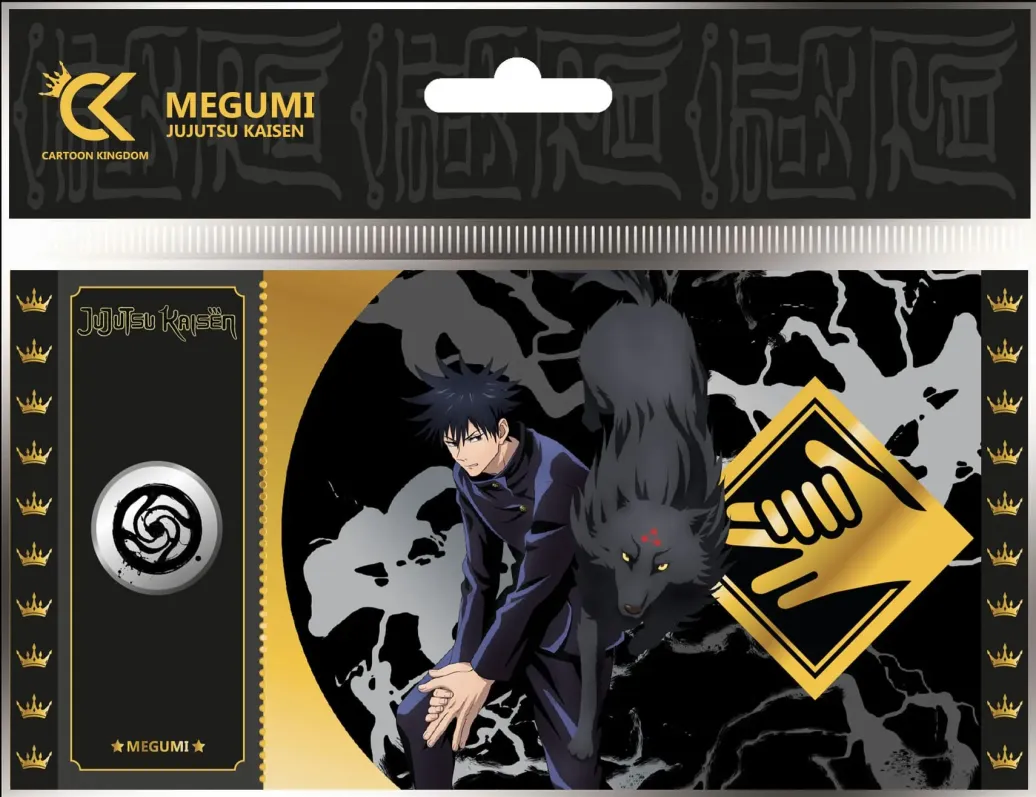 Jujutsu Kaisen Golden Ticket Black Edition #02 Megumi Umkarton (10)