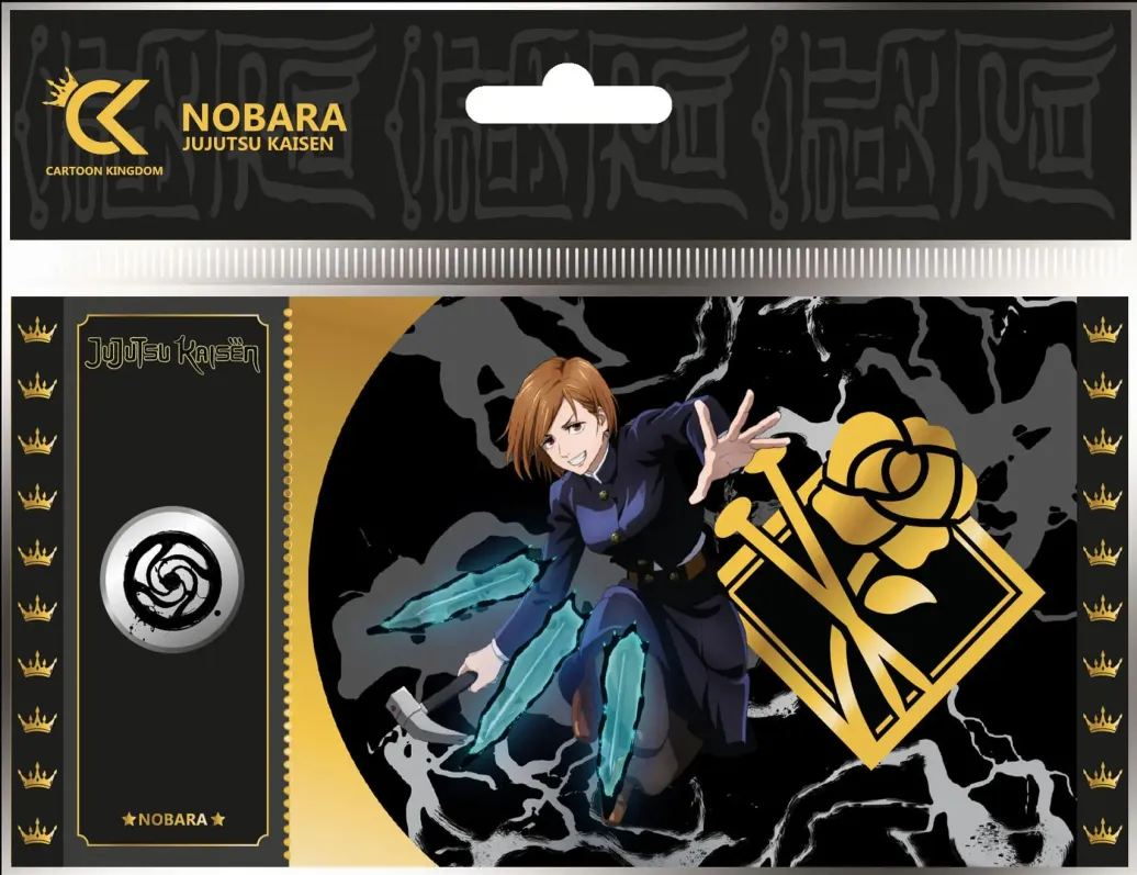 Jujutsu Kaisen Golden Ticket Black Edition #03 Nobara Umkarton (10)