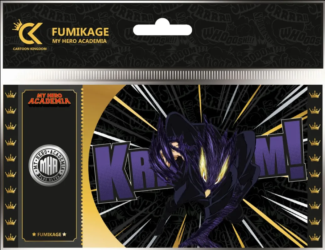 My Hero Academia Golden Ticket Black Edition #11 Fumikage Umkarton (10)