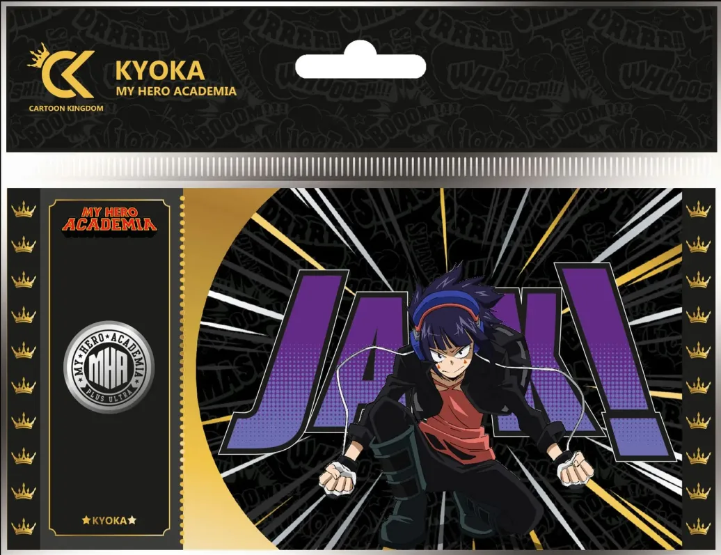 My Hero Academia Golden Ticket Black Edition #15 Kyoka Umkarton (10)