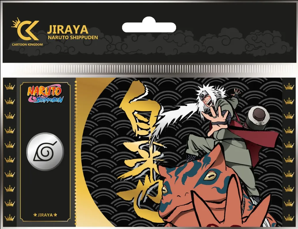 Naruto Shippuden Golden Ticket Black Edition #04 Jiraya Umkarton (10)