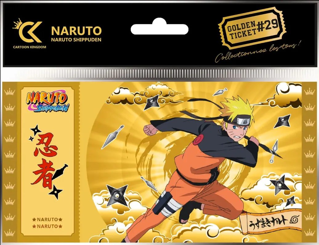 Naruto Shippuden Golden Ticket #29 Naruto Umkarton (10)