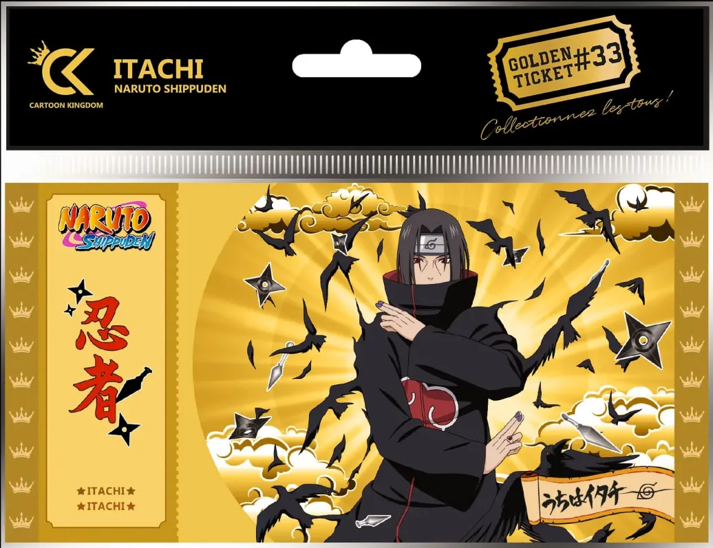 Naruto Shippuden Golden Ticket #33 Itachi Umkarton (10)