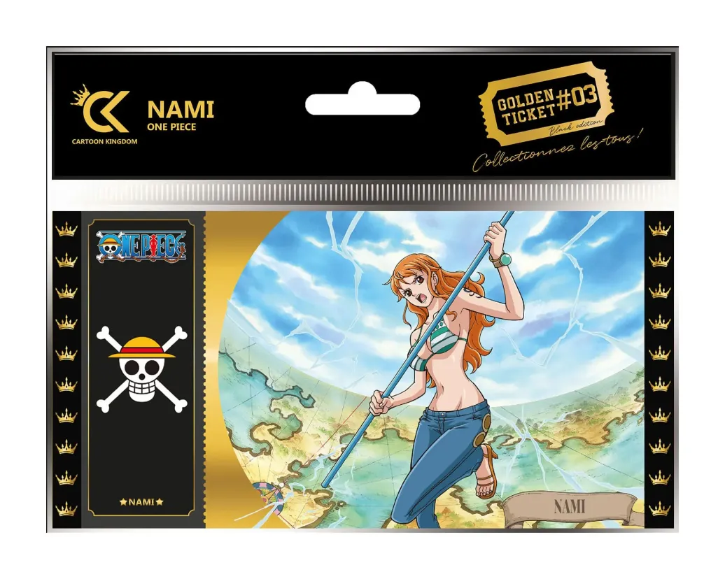 One Piece Golden Ticket Black Edition #03 Nami Umkarton (10)