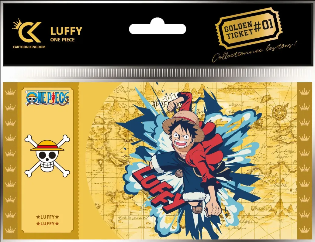 One Piece Golden Ticket #01 Luffy Umkarton (10)