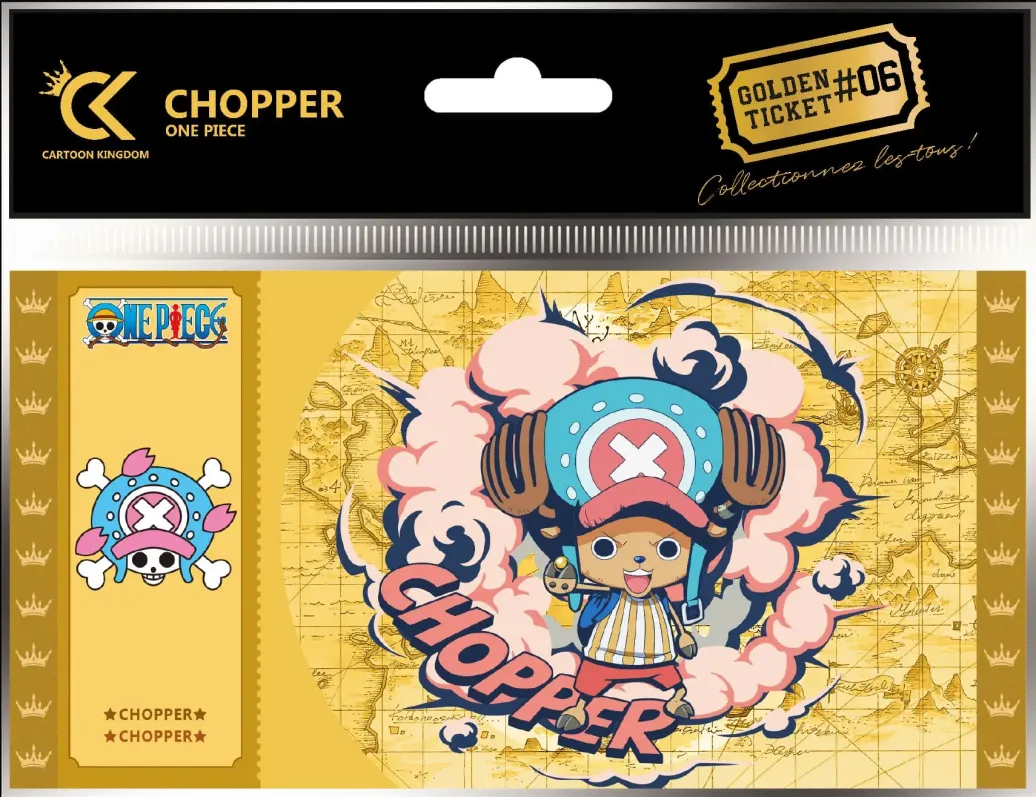One Piece Golden Ticket #06 Chopper Umkarton (10)