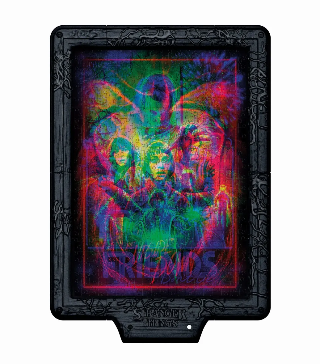 Stranger Things Metamorphic Art Collection Puzzle mit Leucht-Effekt The Upside (520 Teile)