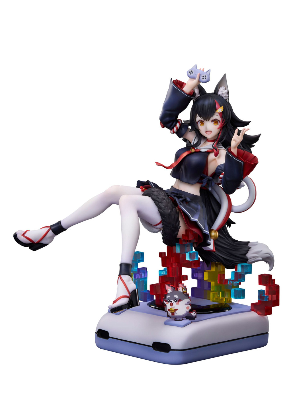 Hololive Production PVC Statue 1/7 Ookami Mio We Are Gamers Ver. 22 cm