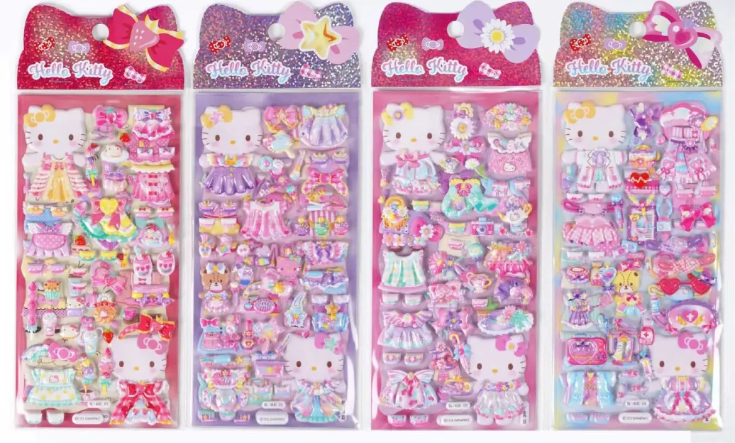Hello Kitty and Friends Sticker Hello Kitty Puffy Sortiment (20)