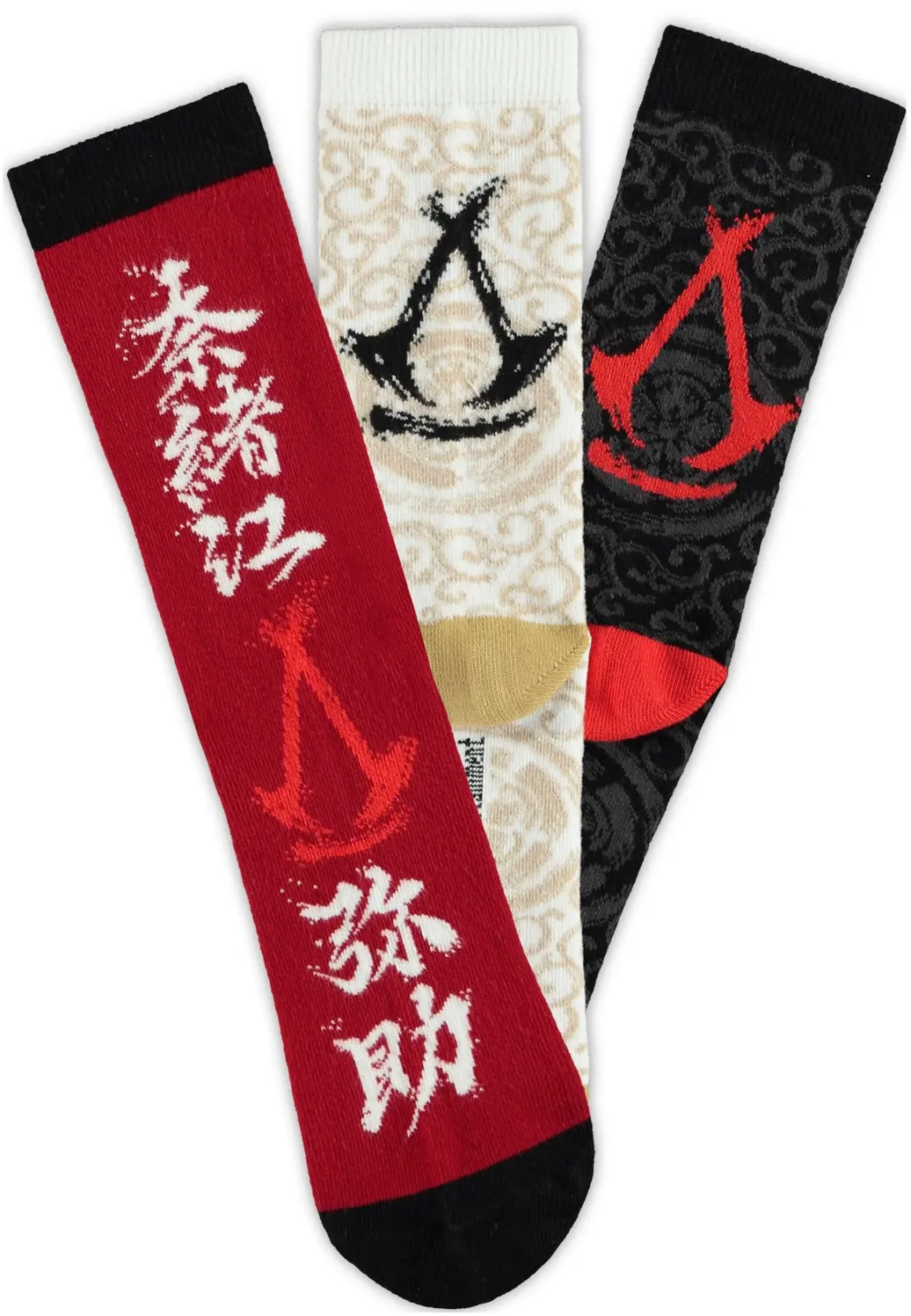 Assassin´s Creed Shadows Socken 3er-Pack Crew 35-38