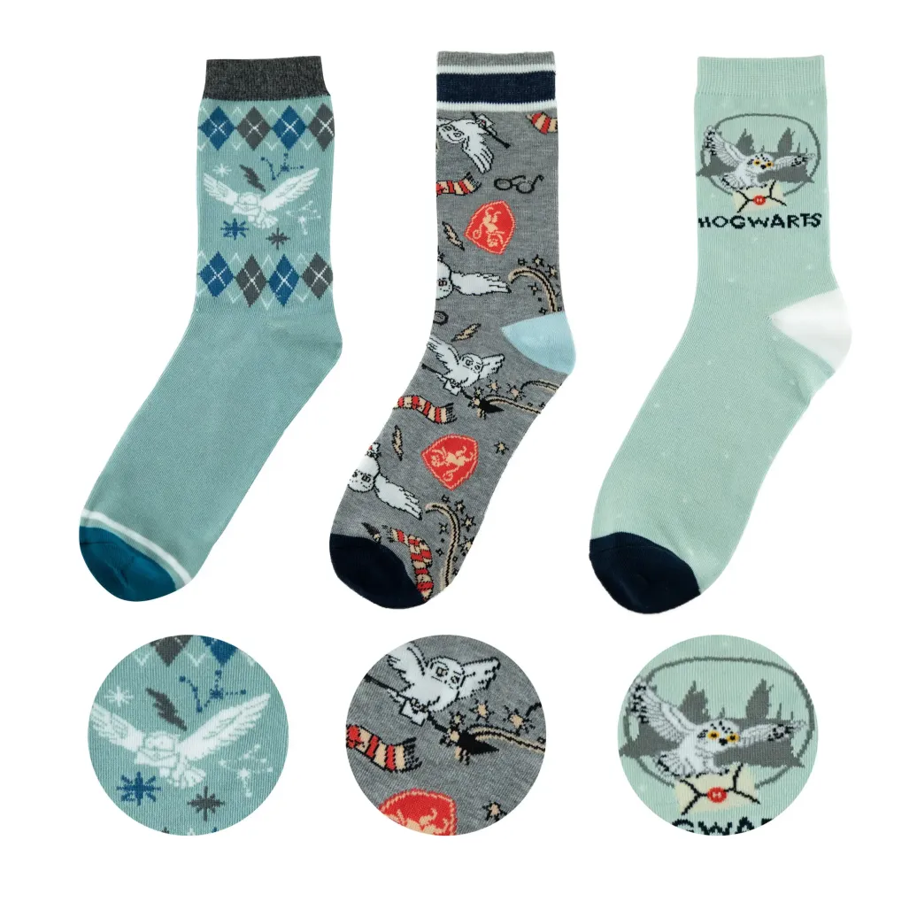 Harry Potter Socken 3er-Pack Hedwig