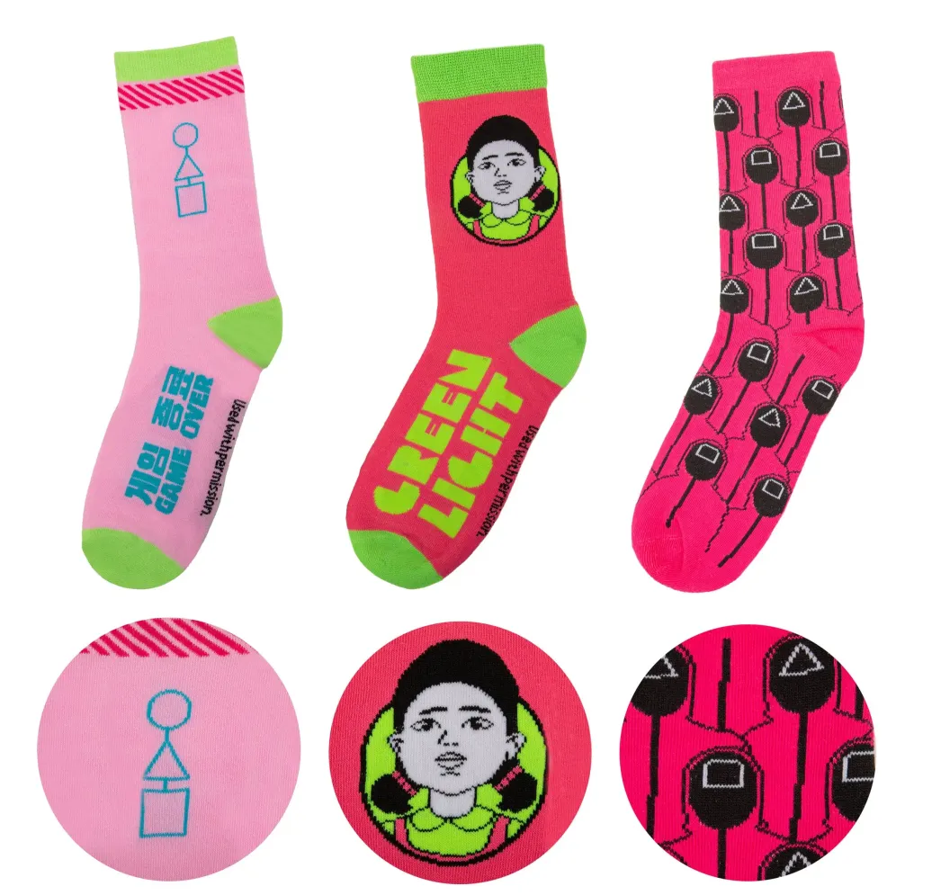 Squid Game Socken 3er-Pack