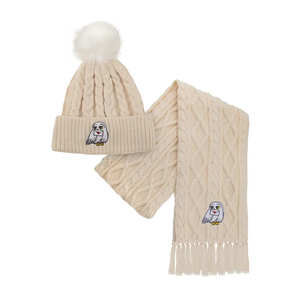 Harry Potter Kids Beanie & Schal Set Hedwig