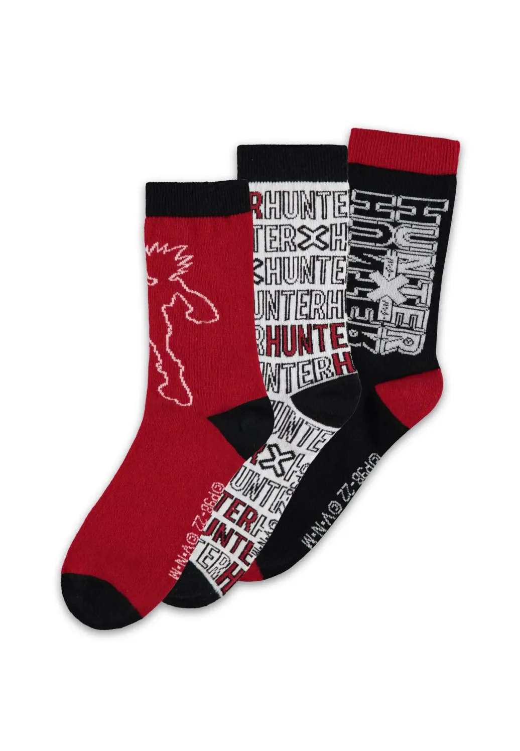 Hunter x Hunter Socken 3er-Pack Logo