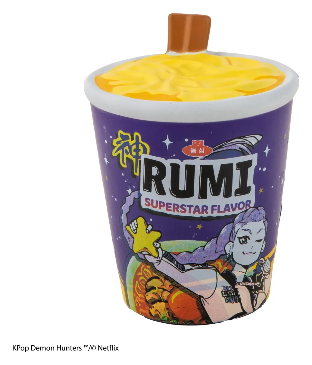 KPop Demon Hunters Squishy Anti-Stress Figur Rumi Superstar Flavor Noodles