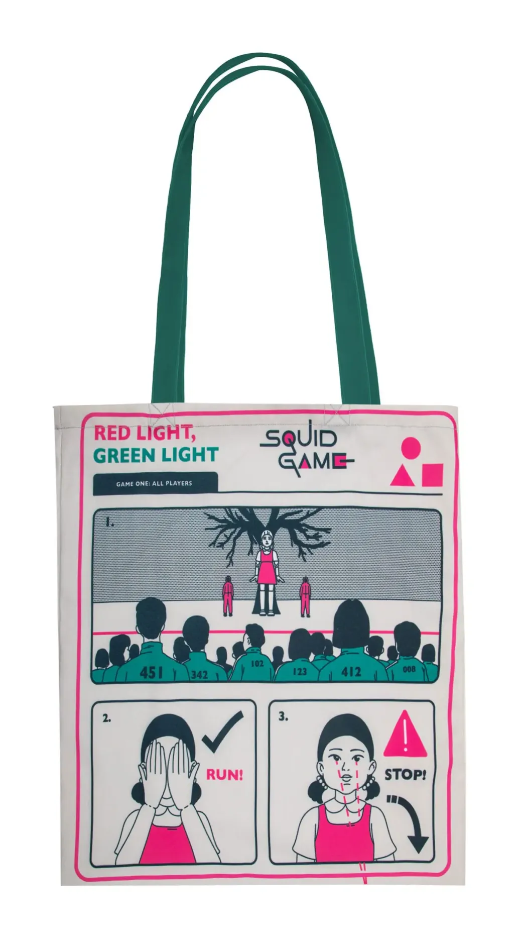 Squid Game Tragetasche Young-hee Blue Print