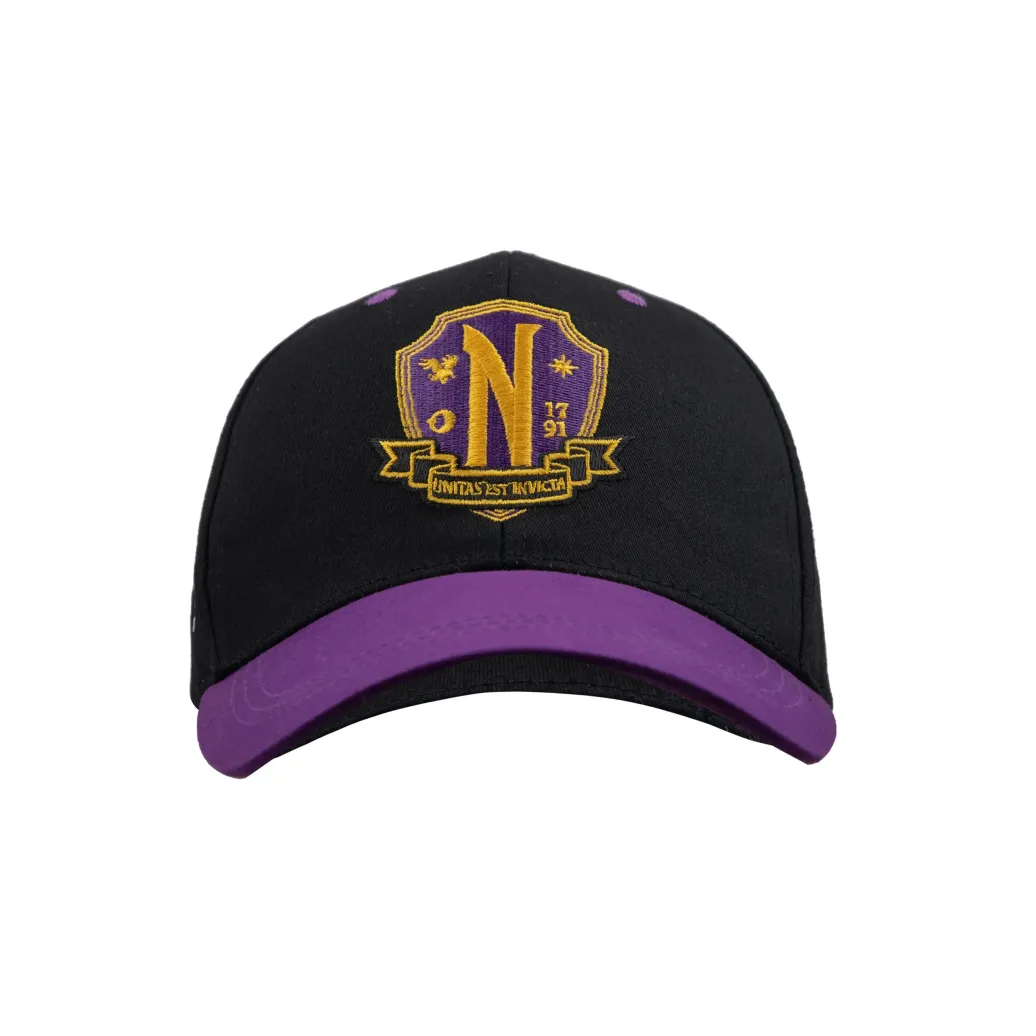Wednesday Baseball Cap Nevermore Academy Purple