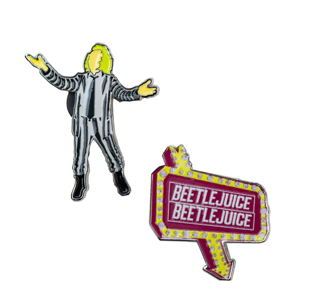 Beetlejuice Ansteck-Pins 2er-Pack Beetlejuice