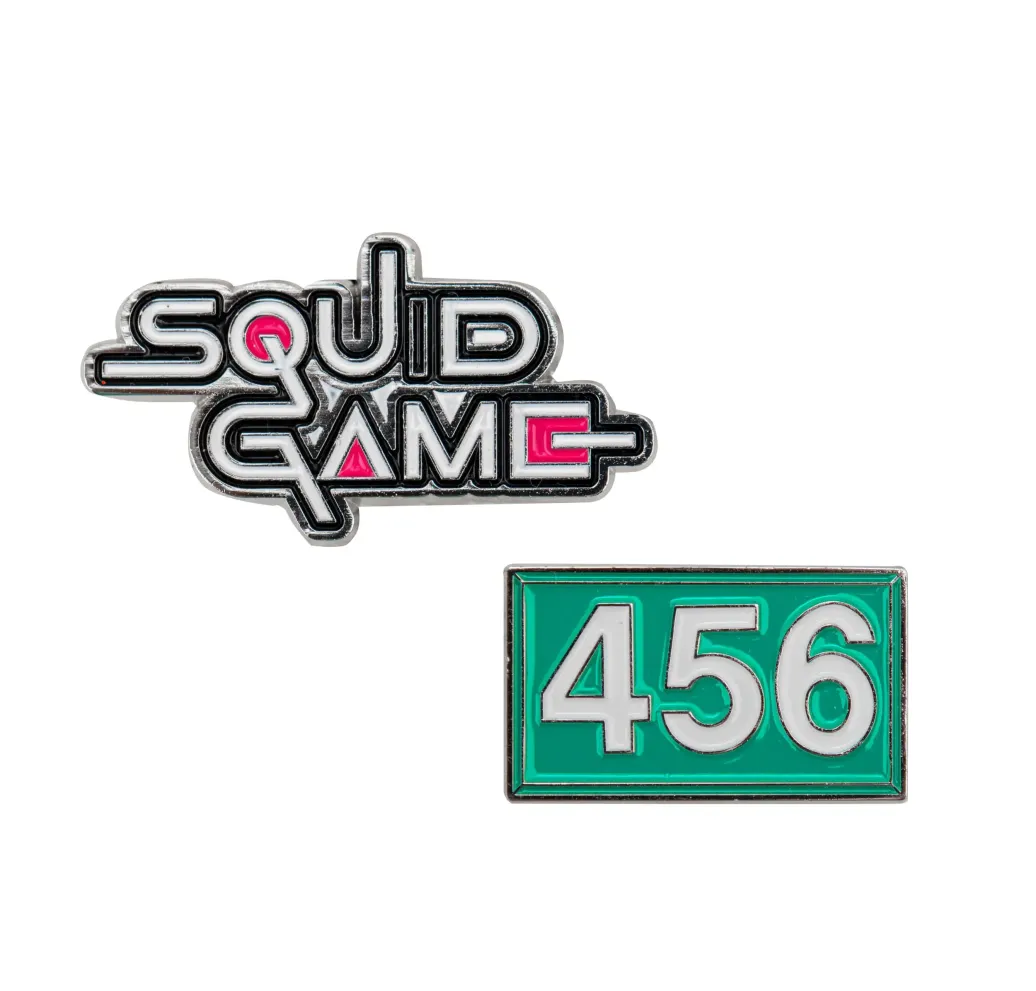 Squid Game Ansteck-Pins 2er-Pack Squid Game & Player 456