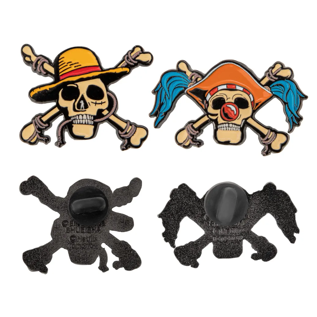 One Piece Ansteck-Pins 2er-Pack Luffy & Buggy