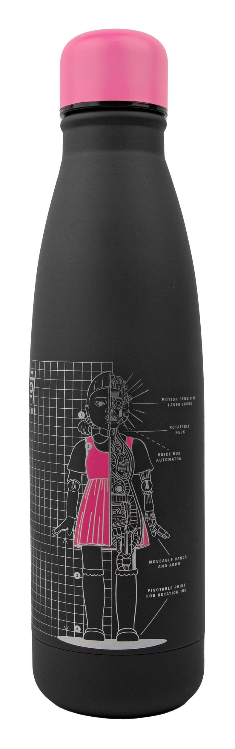 Squid Game Thermosflasche Young-hee Blue & Black Print