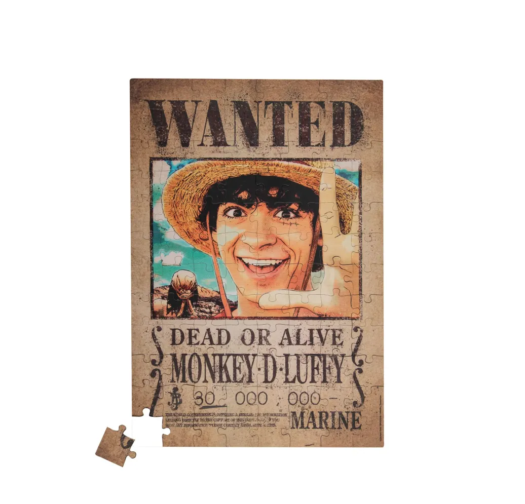 One Piece Magnetic Puzzle Wanted Luffy