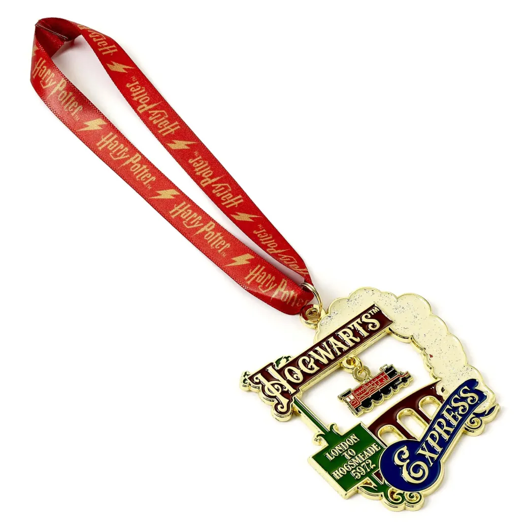 Harry Potter Christbaumschmuck Hogwarts Express (Goldfarben)