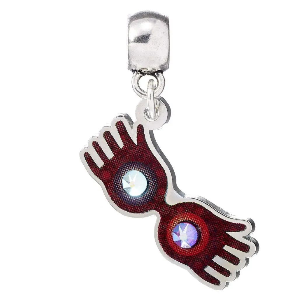 Harry Potter Anhänger Luna Lovegoods Brille (versilbert)