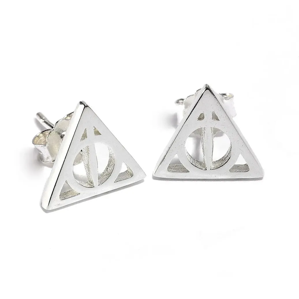 Harry Potter Ohrringe Deathly Hallow (Sterling Silber)