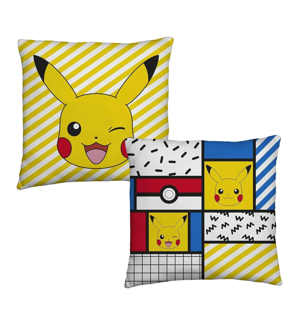 Pokemon Pikachu Memphis Kissen 40 x 40 cm