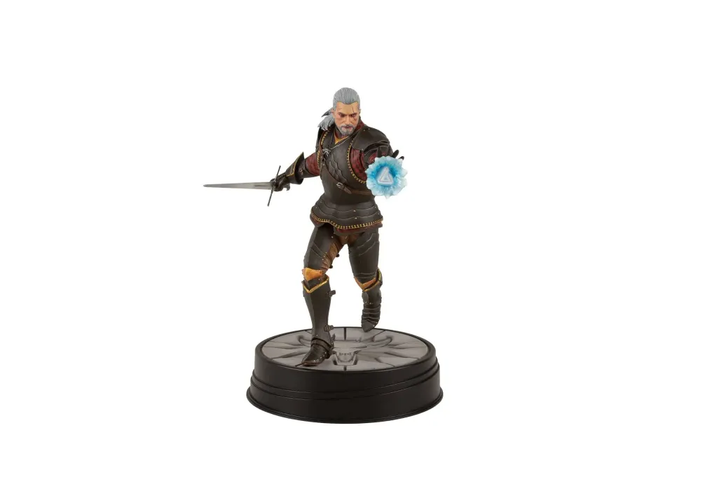 Witcher 3 Wild Hunt PVC Statue Geralt Toussaint Tourney Armor 20 cm