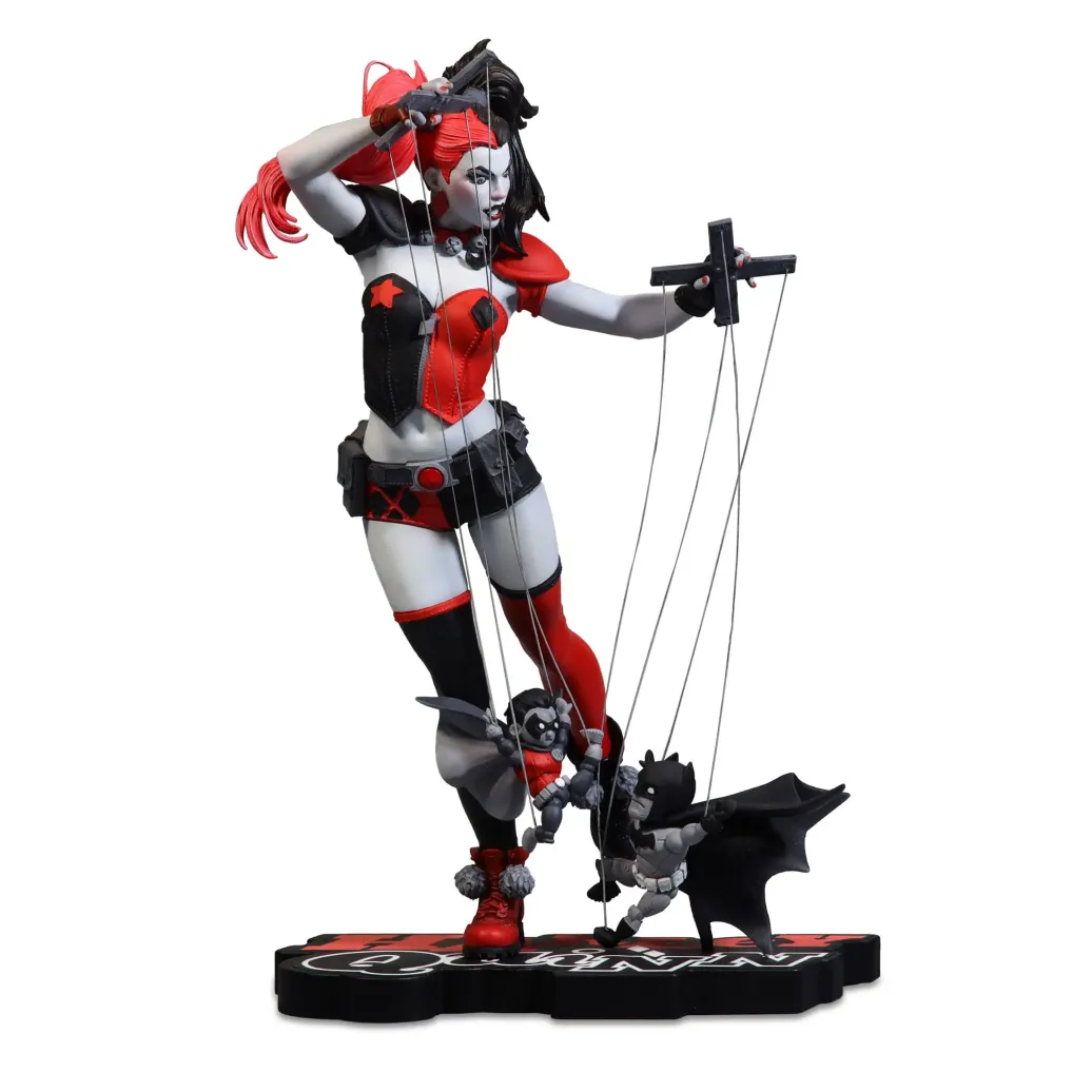 DC Comics Red, White & Black Statue 1/10 Harley Quinn by Emanuela Lupacchino 18 cm