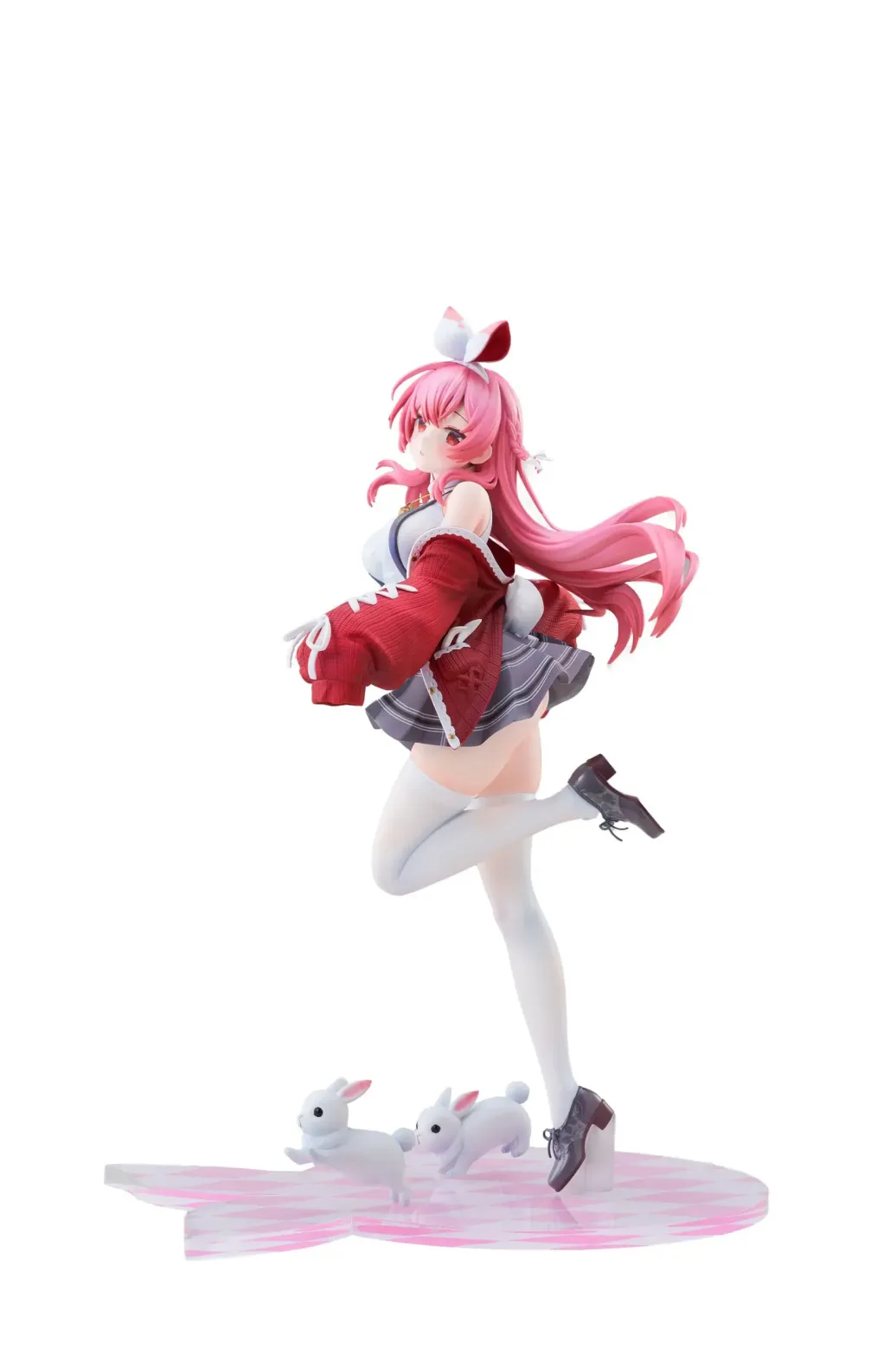 Rosuuri Original Character PVC Statue 1/7 White Rabbit Rosu Casual Clothes Ver. 25 cm