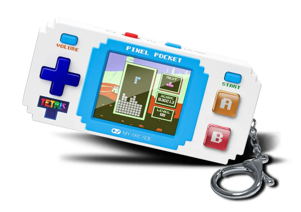 Tetris Mini tragbare Spielkonsole Pixel Pocket 
