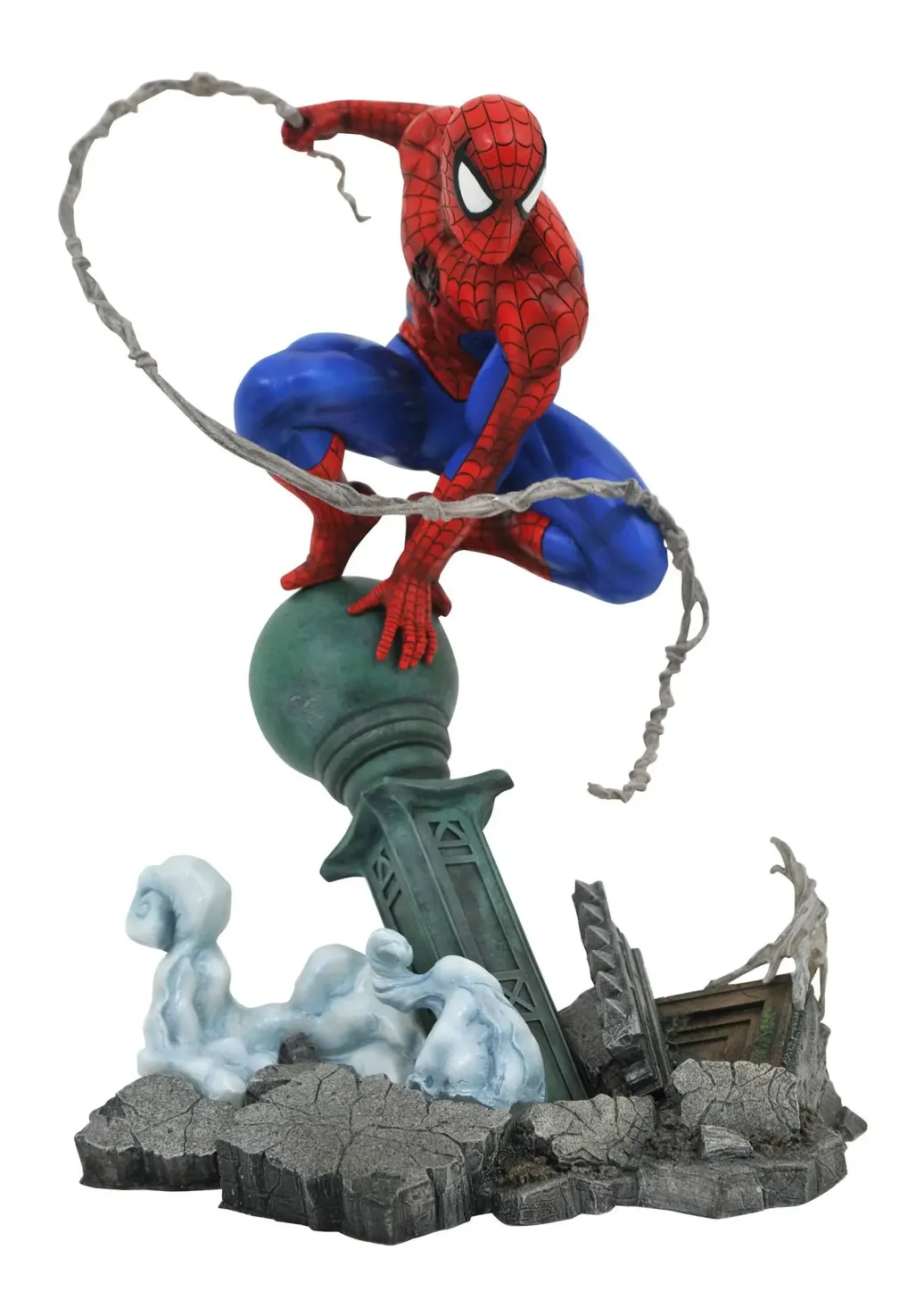 Marvel Comic Gallery PVC Statue Spider-Man Lamppost 25 cm