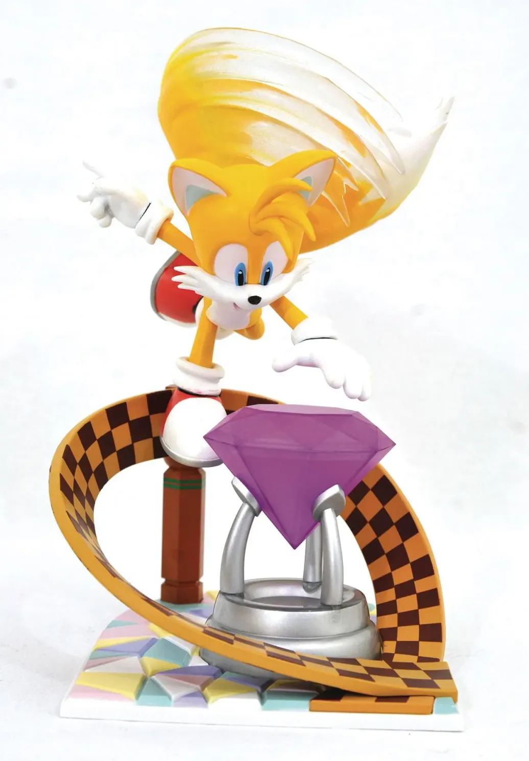 Sonic Gallery PVC Diorama Tails 23 cm