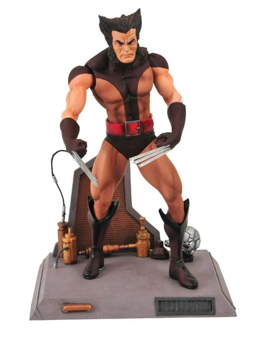 Marvel Select Actionfigur Unmasked Brown Costume Wolverine 18 cm