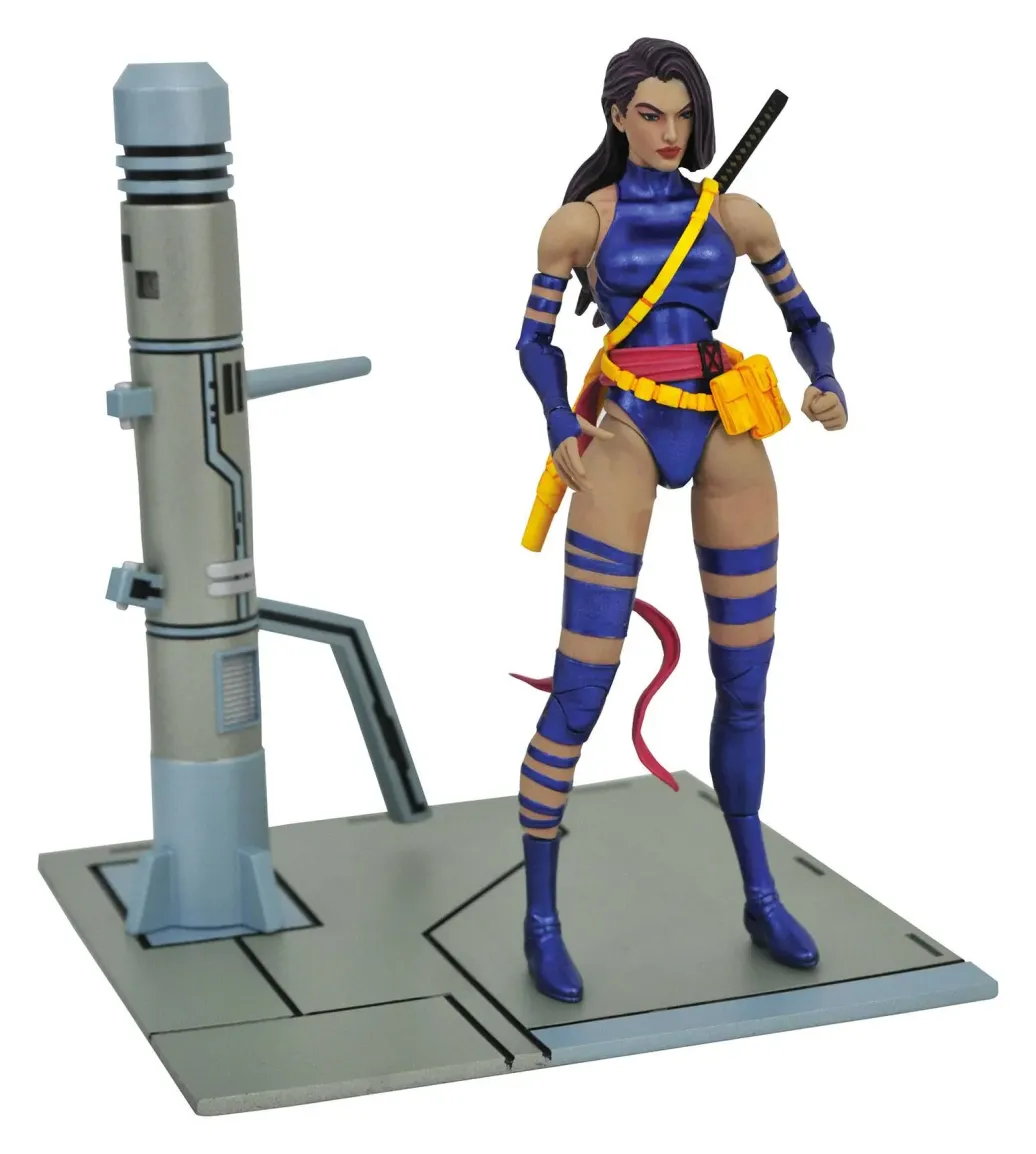 Captain Marvel Psylocke Marvel Select Actionfigur 18 cm