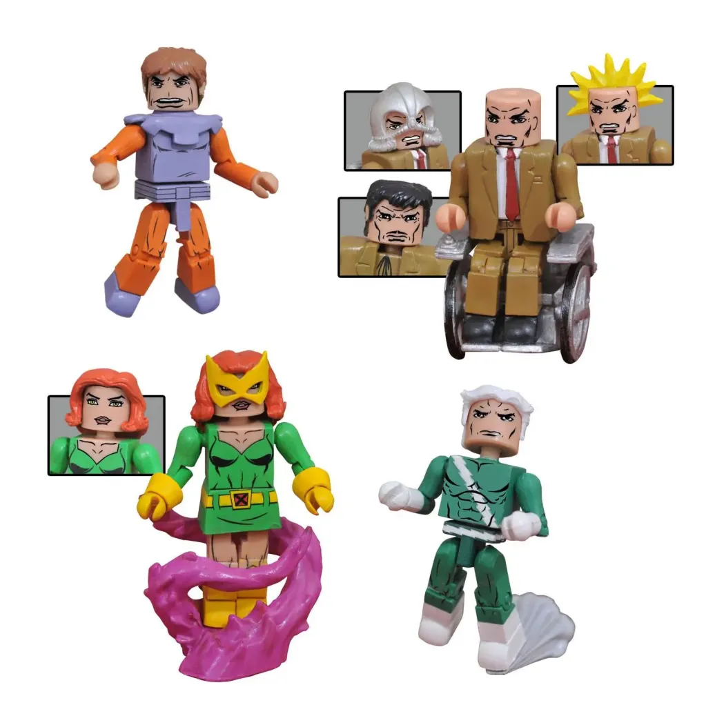 Marvel 15th Anniversary Minimates Actionfiguren 5 cm Box Set X-Men vs Brotherhood