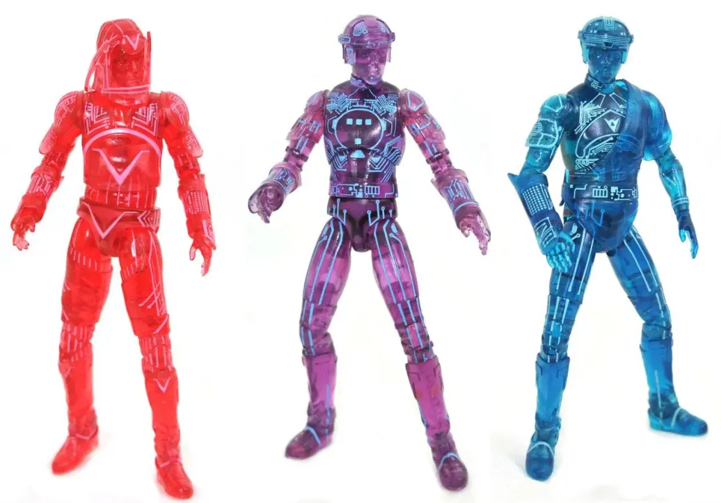 Tron Actionfiguren 3er-Pack  18 cm SDCC 2021 Exclusive