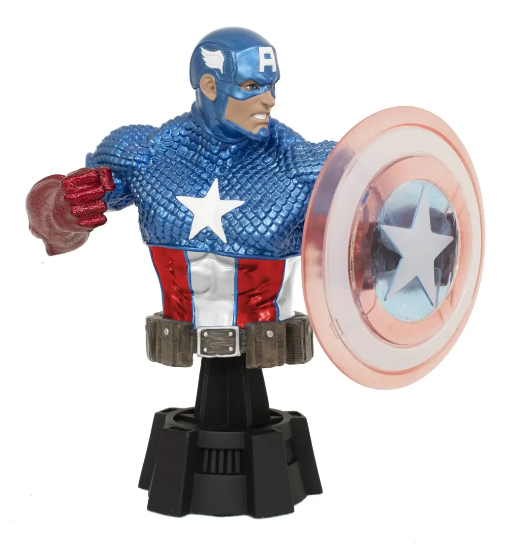 Marvel Comics Büste 1/7 Captain America (Holo Shield) SDCC 2023 Exclusive 15 cm