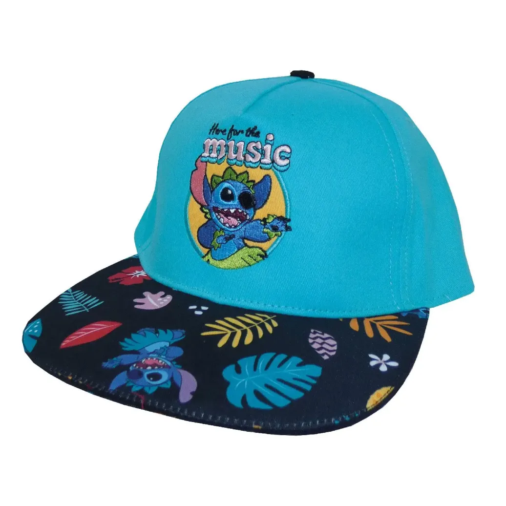 Lilo & Stitch Baseball Cap Here For The Music