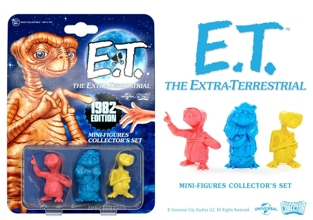 E.T. Der Außerirdische Collector's Set Minifiguren 3er-Pack 1982 Edition 5 cm 