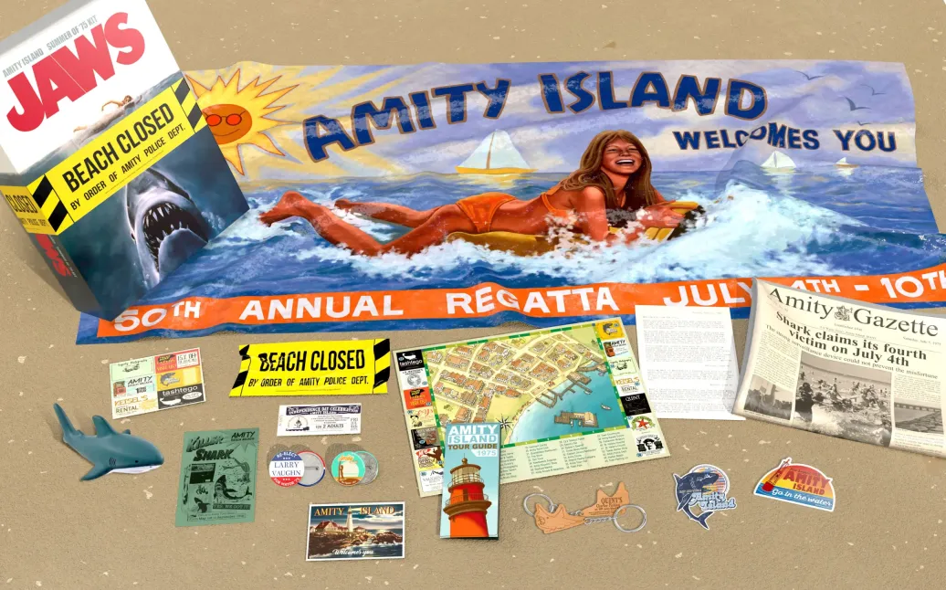 Der weiße Hai Amity Island Summer of 75 Geschenkbox