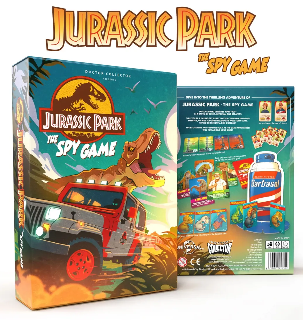 Jurassic Park Brettspiel The Spy Game *Englische Version*